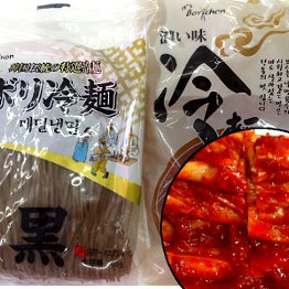 ボリ冷麺濃い味スープセット写真